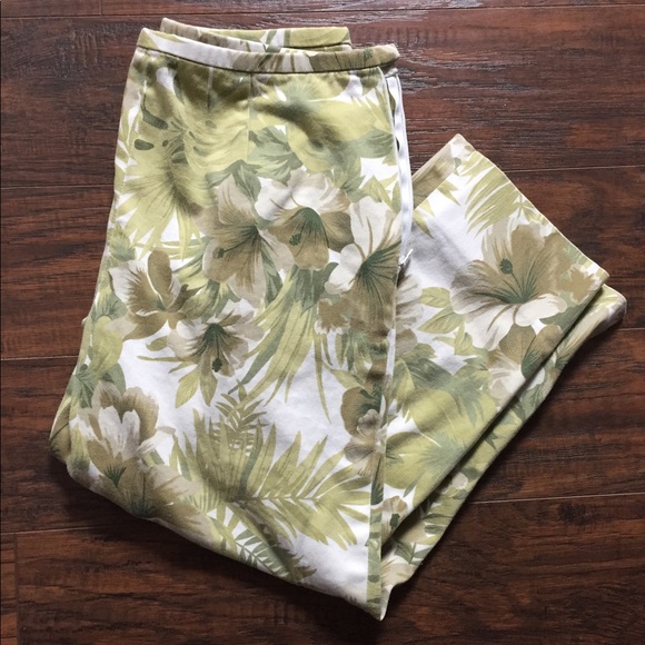 Eric casual capris, Hawaiian print, side zipper - Picture 1 of 2